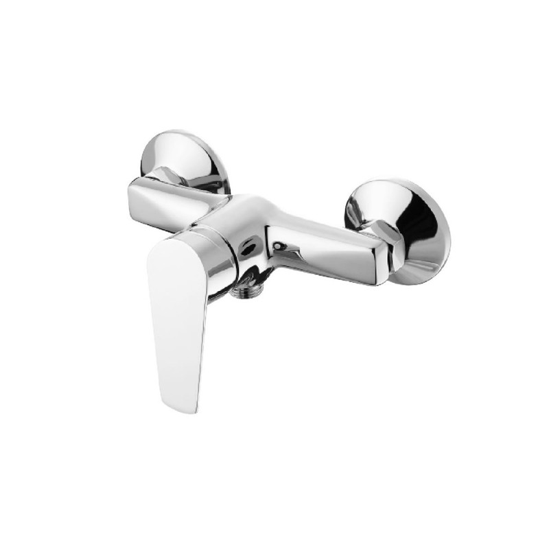 Miscelatore esterno doccia cromato con leva in metallo - Serie Eureka Idrobric SCARUB0969CR
