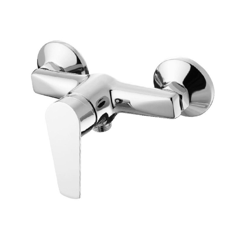 Miscelatore esterno doccia cromato con leva in metallo - Serie Eureka Idrobric SCARUB0969CR