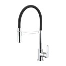 Rubinetto cucina nero con doccetta orientabile - Serie Dallas Idrobric SCARUB0951NE