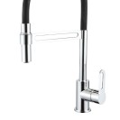 Rubinetto cucina nero con doccetta orientabile - Serie Dallas Idrobric SCARUB0951NE