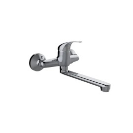 Miscelatore lavello con attacco a parete e bocca girevole - Serie Fast Idrobric SCARUB0942CR