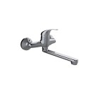 Miscelatore lavello con attacco a parete e bocca girevole - Serie Fast Idrobric SCARUB0942CR