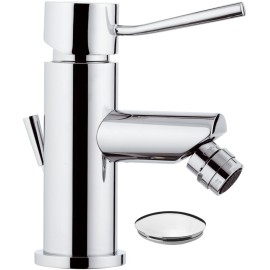 Rubinetto per bidet con o senza scarico e aeratore direzionale serie minimal Remer N21