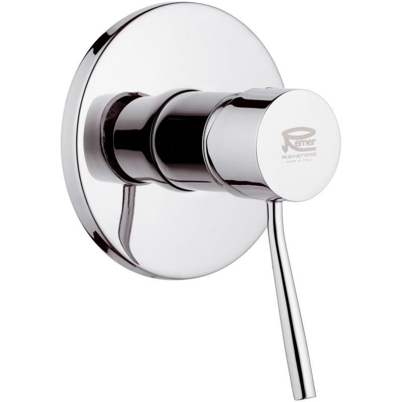 Rubinetto monocomando da incasso per doccia serie minimal Remer N30