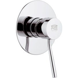 Rubinetto monocomando da incasso per doccia con piastra lusso serie minimal Remer N30L