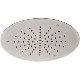 Soffione a soffitto in acciaio inox tondo Remer 357SFM30