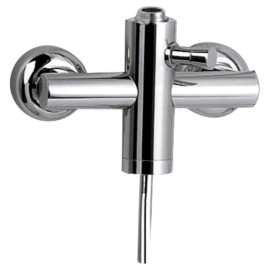 Gruppo doccia a muro con deviatore e attacco serie minimal Remer N35