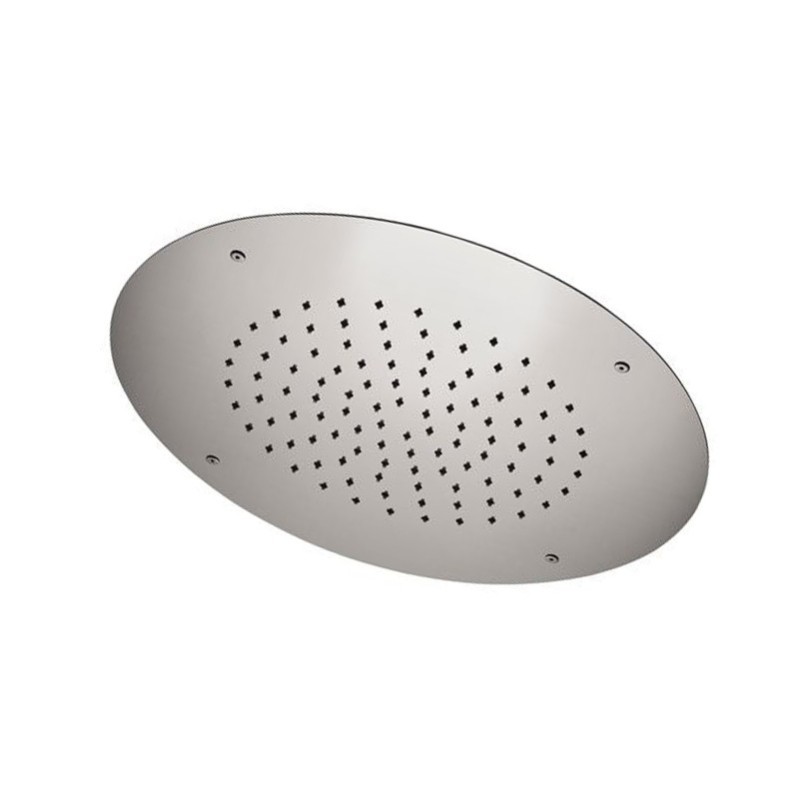 Soffione in acciaio inox tondo con getto a pioggia Remer 357SFM40