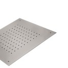 Soffione a soffitto in acciaio inox quadrato Remer 357SFS43