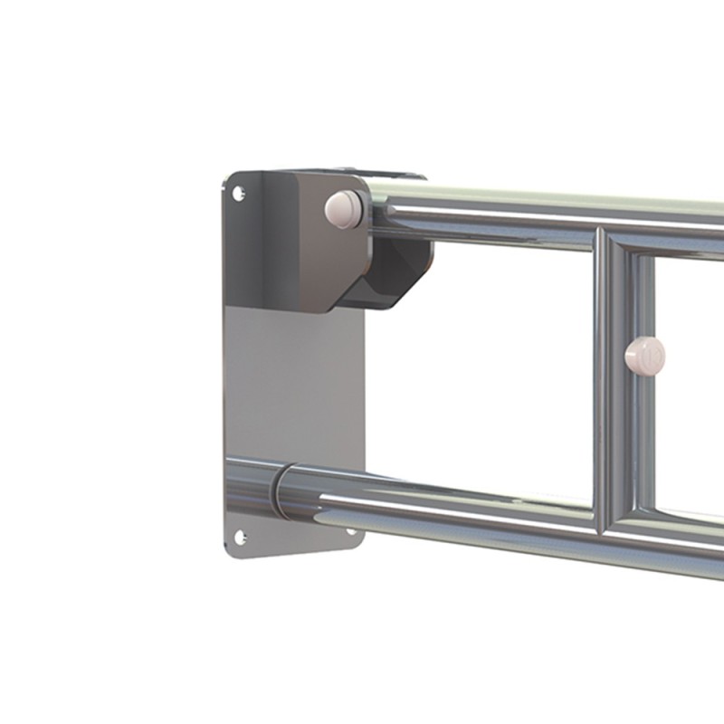 Maniglione ribaltabile serie care in acciaio inox lucido Aquasanit A10690AX008