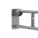 Maniglione ribaltabile serie care in acciaio inox lucido Aquasanit A10690AX008