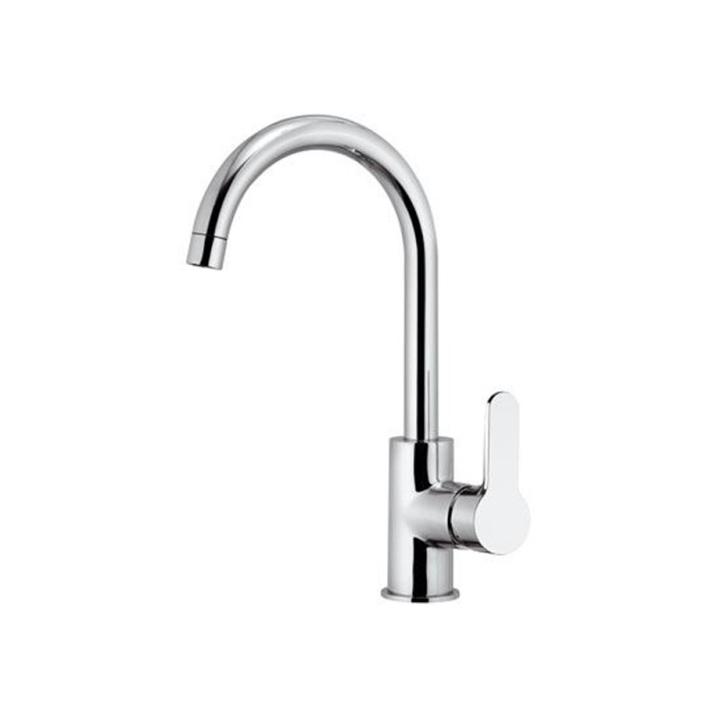 Rubinetto monocomando monoforo 90 gradi con canna alta a u - serie winner Remer W72