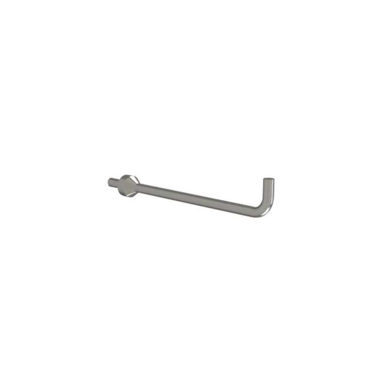 Portarotolo serie care in acciaio inox per maniglie ribaltabile Aquasanit A10690AX009