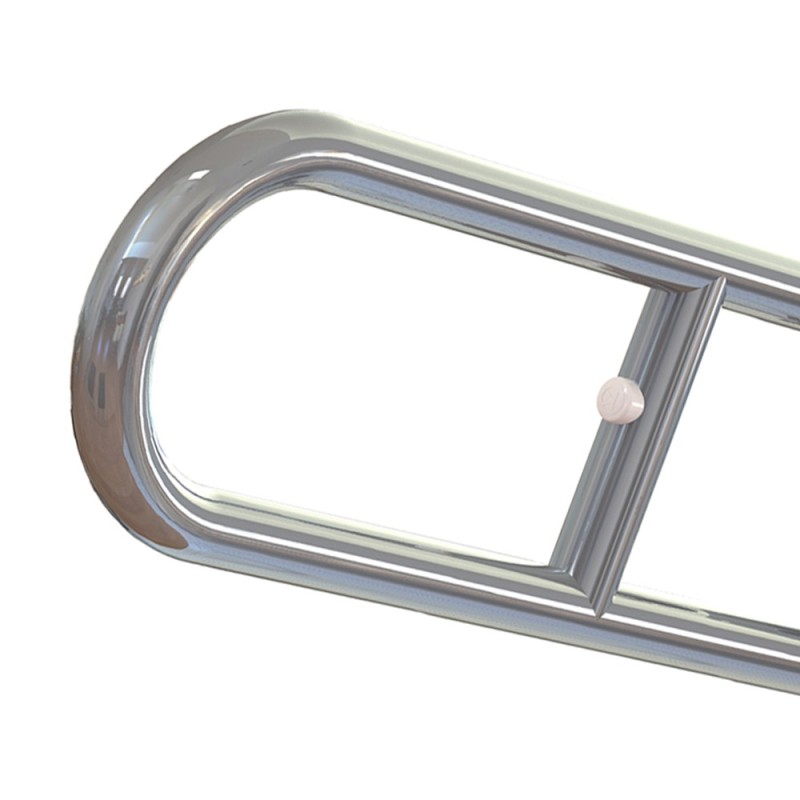 Maniglione ribaltabile serie care in acciaio inox lucido Aquasanit A10690AX008
