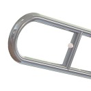 Maniglione ribaltabile serie care in acciaio inox lucido Aquasanit A10690AX008