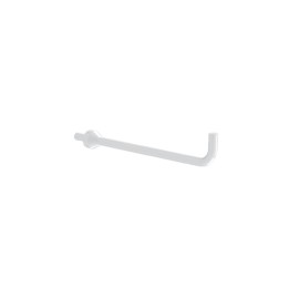 Portarotolo serie care in acciaio verniciato bianco per maniglione ribaltabile Aquasanit A10690AC009