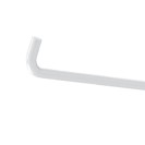 Portarotolo serie care in acciaio verniciato bianco per maniglione ribaltabile Aquasanit A10690AC009