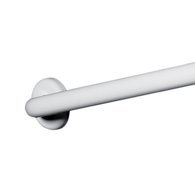 Maniglia serie care in acciaio laccato bianca cm l. 45 x 3,2 Aquasanit A10690AC002