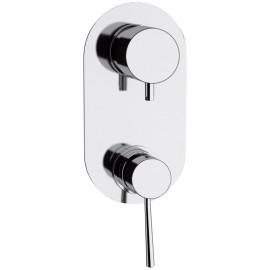 Rubinetto doccia con deviatore a 4 posizioni serie minimal Remer N94