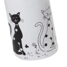 Bicchiere serie fibi in ceramica bianco decorato Aquasanit QC7100