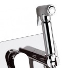 Miscelatore incasso per shut-off con doccetta shut-off, supporto doccia-presa acqua e flessibile doccia. Remer I60