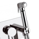 Miscelatore incasso per shut-off con doccetta shut-off, supporto doccia- presa acqua e flessibile doccia. Remer N60