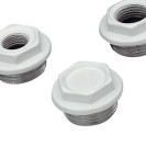 Tappo verniciato white per radiatori in alluminio 1 pollice RR 541SX10
