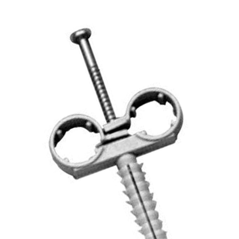 Collare doppio fermatubo con tassello mm 24 RR 62224