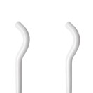 Coppia mensole bianche verniciate 7 RR 632BI170