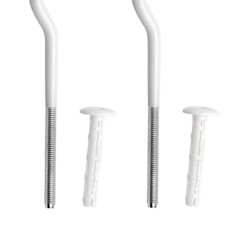 Coppia mensole bianche verniciate 7 RR 632BI170