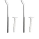 Coppia mensole bianche verniciate 7 RR 632BI170