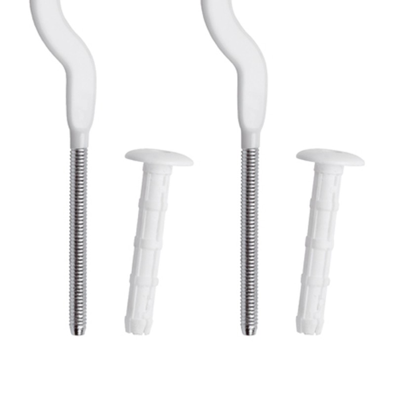 Coppia mensole piatte verniciate per radiatori in alluminio RR 633