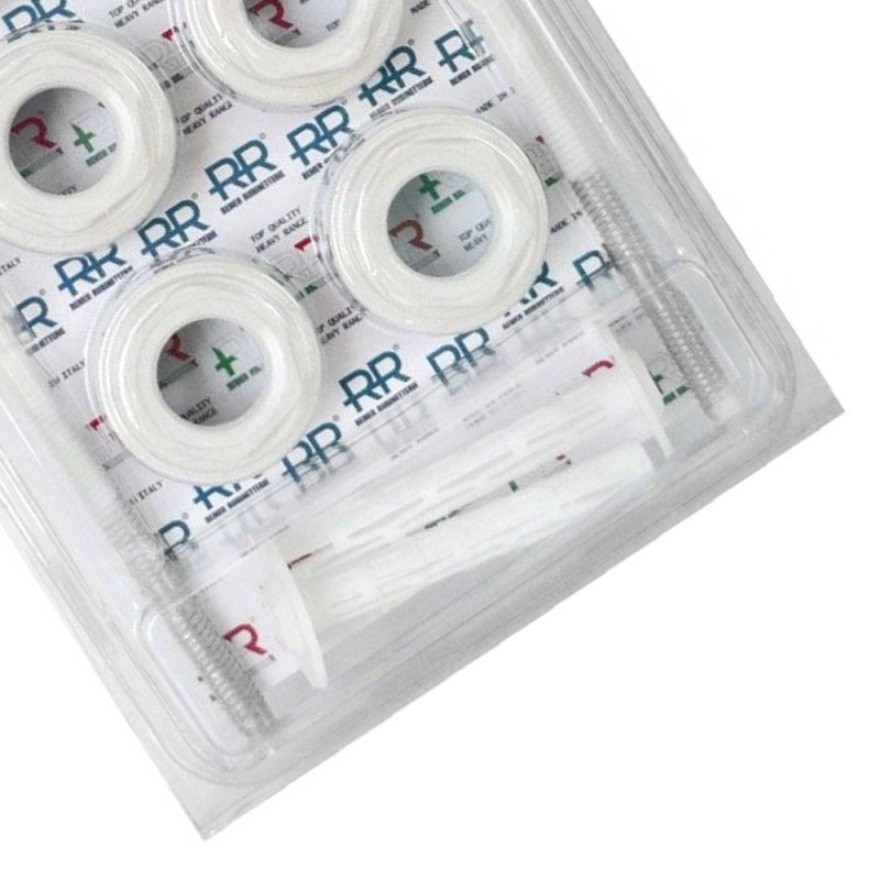 Kit per radiatori in alluminio white cromo RR 548