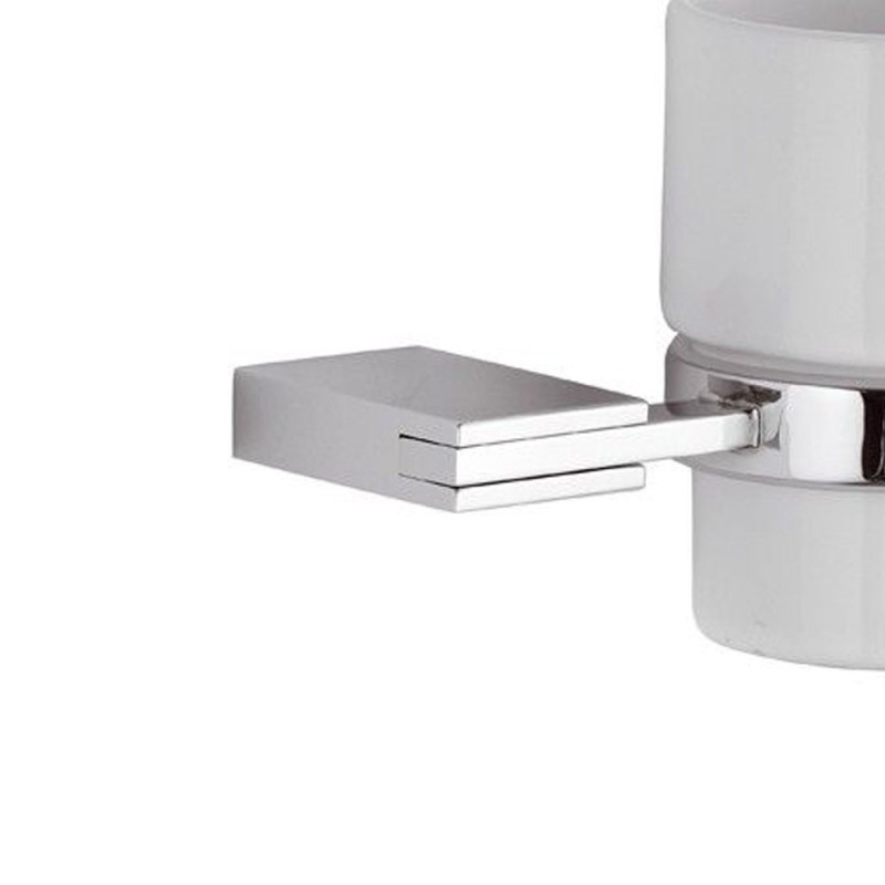 Porta bicchiere/spazzolini da muro - serie flat-re Remer FT15