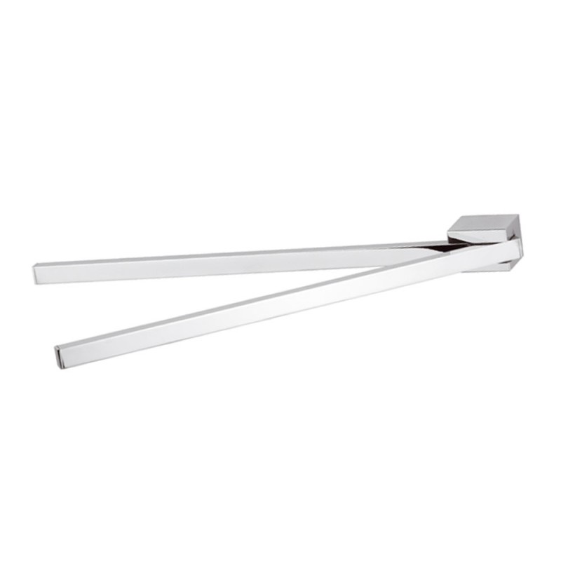 Portaasciugamano a braccio girevole 45 cm - serie flat-re Remer FT36