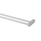 Portasalviette doppio da muro 60 cm - serie sq Remer SQ33