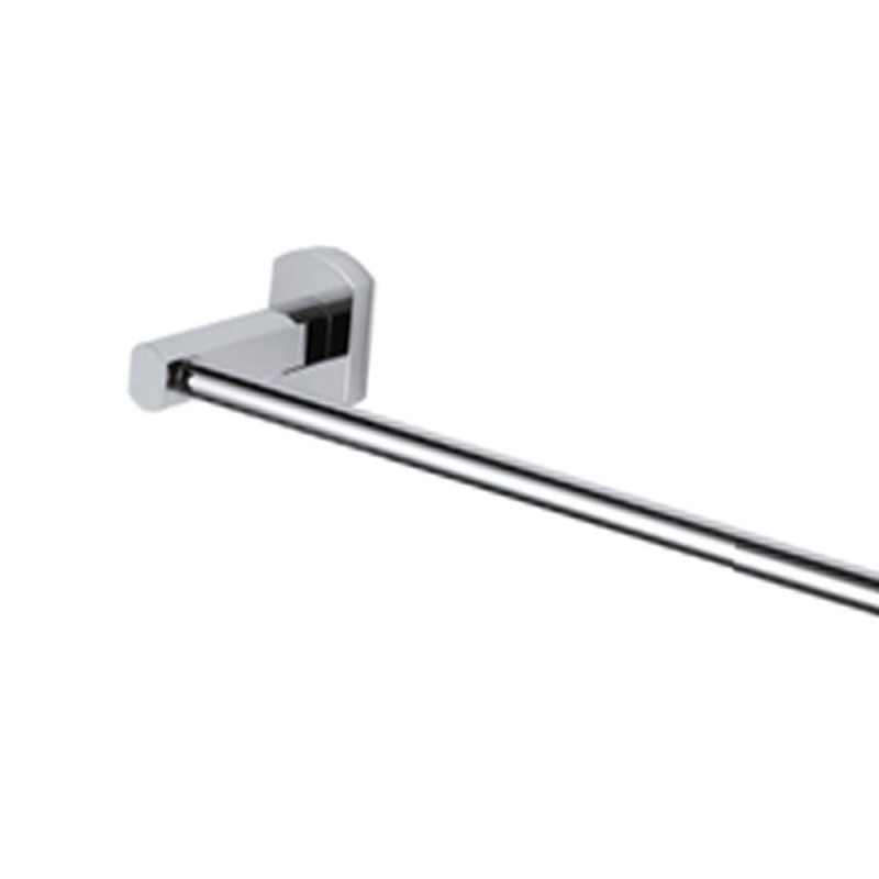 Portasalviette da muro 40 cm con supporti cromati - serie forma Remer FR40