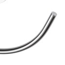 Portasalvietta ad anello con supporto cromato - serie forma Remer FR44