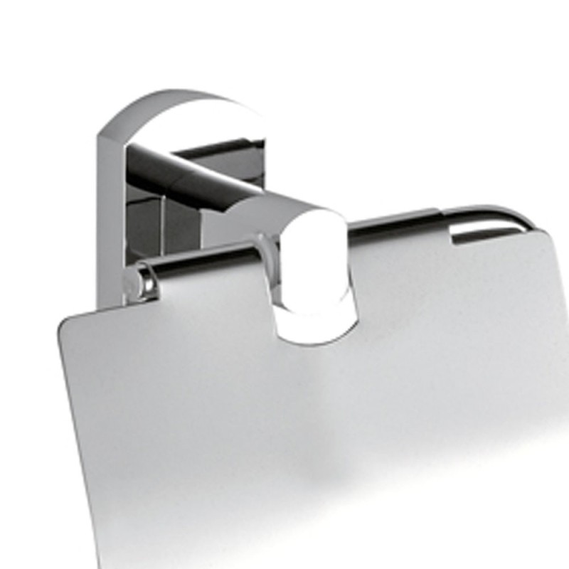 Portarotolo da muro cromato - serie forma Remer FR60