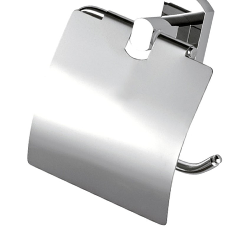 Portarotolo da muro cromato - serie forma Remer FR60