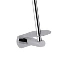 Portarotolo di ricambio con supporto cromato - serie forma Remer FR62