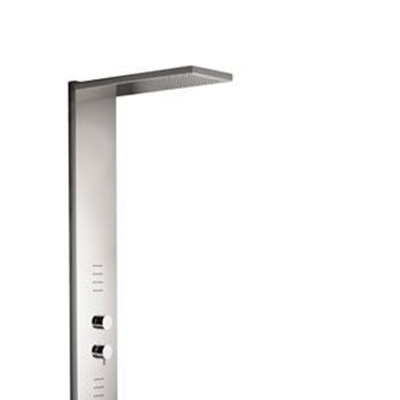 Pannello doccia a parete in acciaio inox Remer 330QM20J