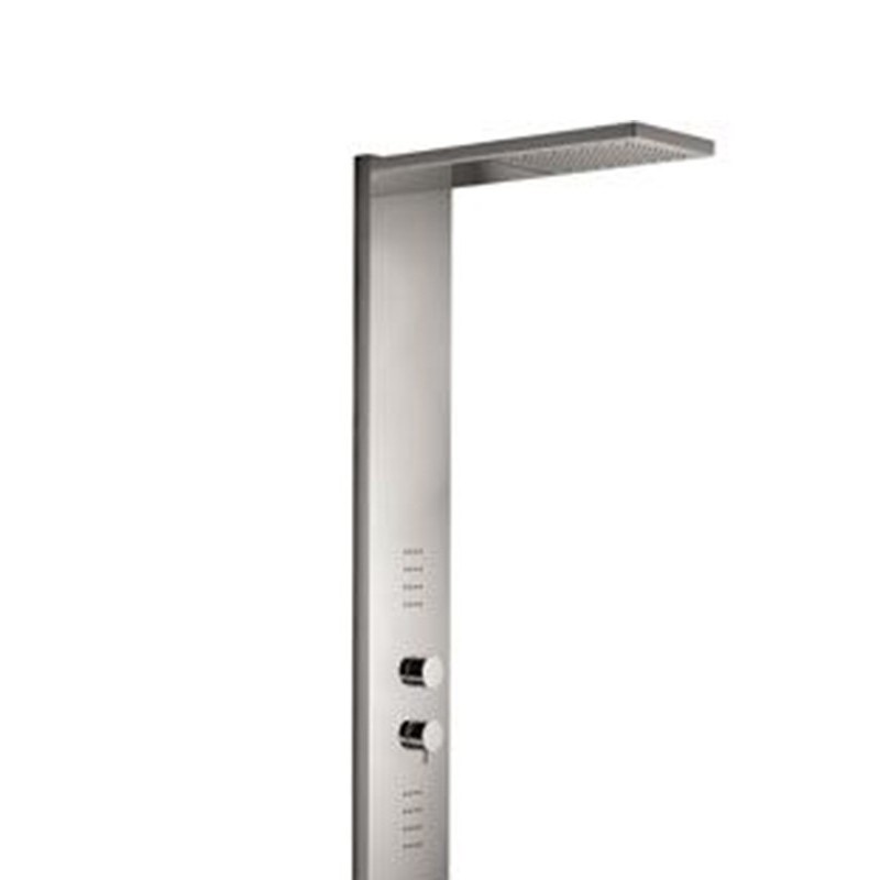 Pannello doccia a parete con getto a pioggia e a cascata Remer 330QM20JC