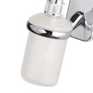 Dispenser da muro in vetro bianco sabbiato - serie suite Remer SU13