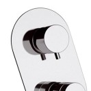 Rubinetto termostatico doccia con deviatore a tre vie e sette posizioni - serie minimal thermo Remer NT937
