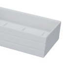 Porta sapone bianco rettangolare - serie style Aquasanit A103110IMP000