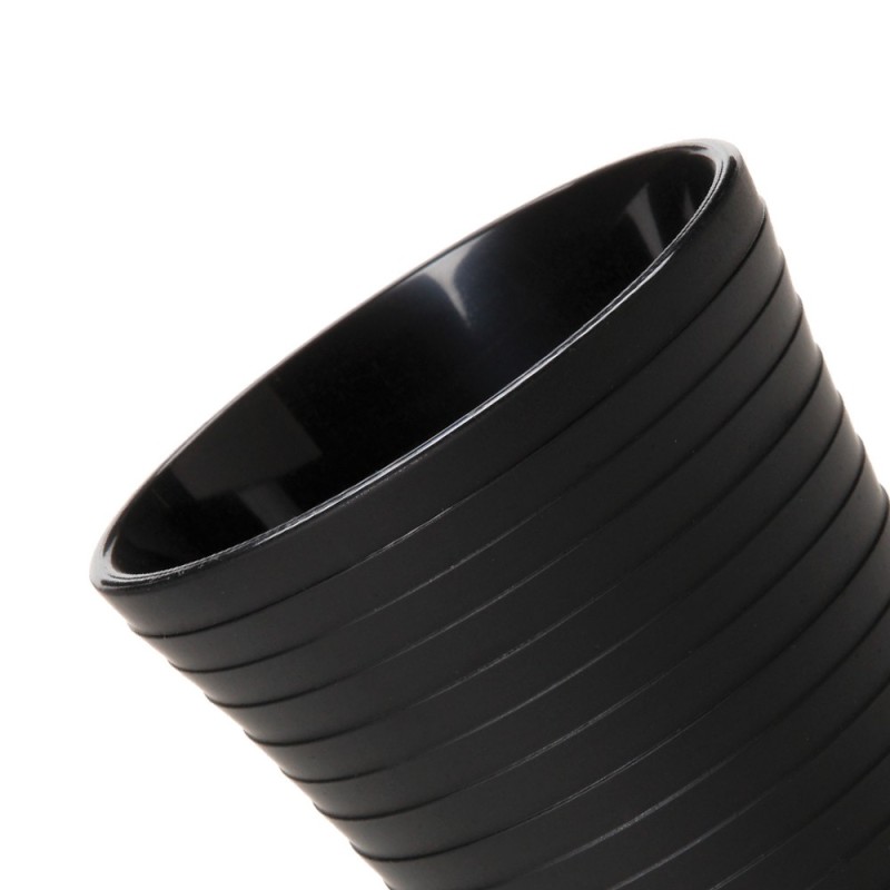 Bicchiere nero - serie bowling Aquasanit QB3100NE