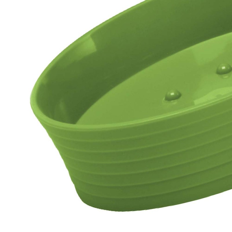 Porta sapone verde - serie bowling Aquasanit QB3110VE