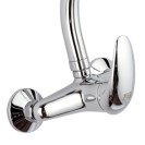 Rubinetto lavello a murocon leva frontale e bocca alta girevole - serie ten Remer T43