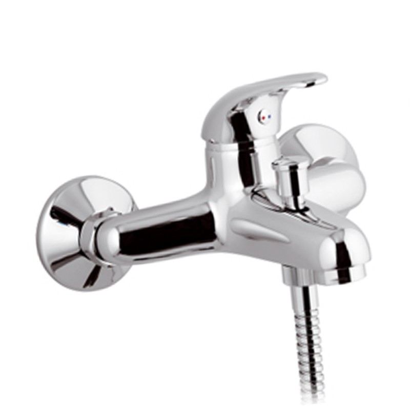 Rubinetto vascaesterno, con doccia duplex - serie 35 Remer F02 2